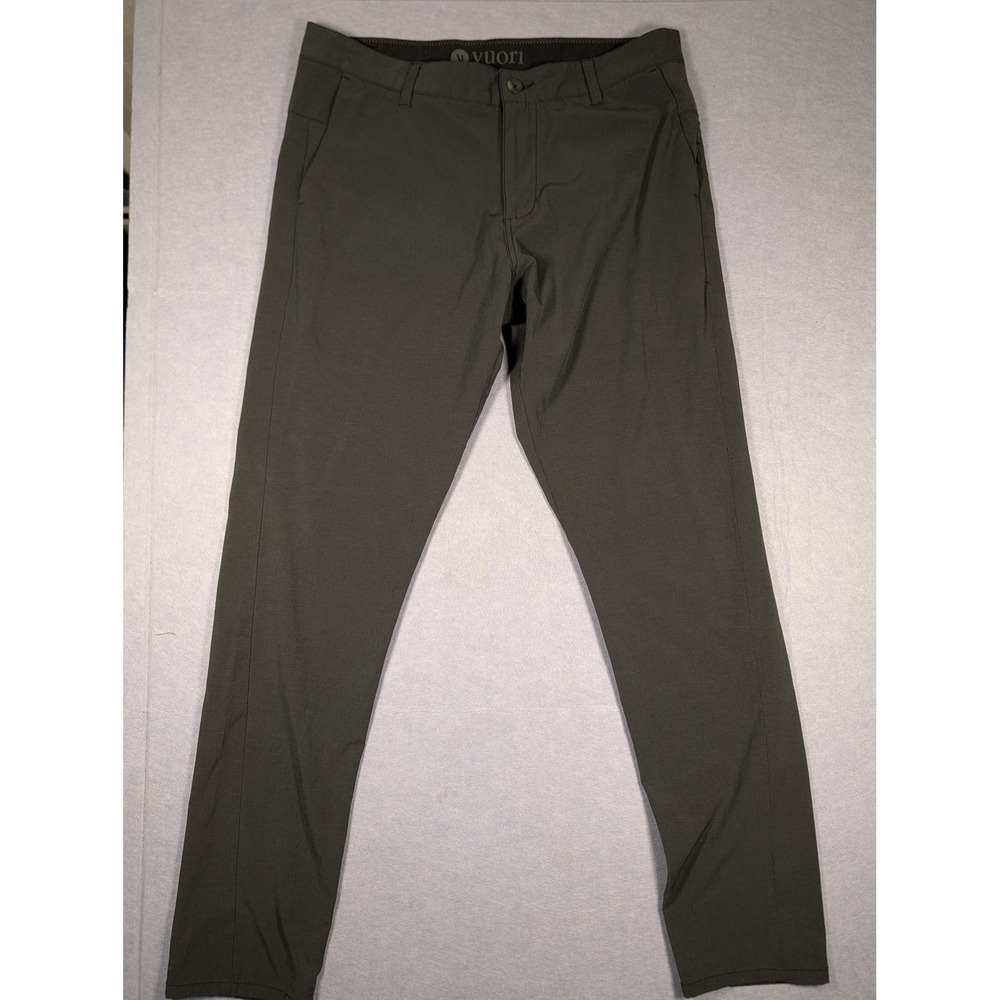 Vuori Aim Golf Pants Mens 32x31 Charcoal Grey Technical Stretch Excellent